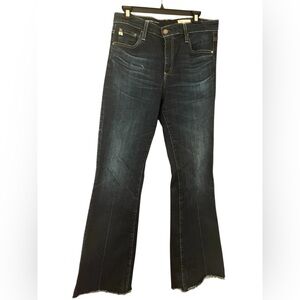 AG Adriano Goldschmied High Rise Dark Blue Wash Jeans 31x32